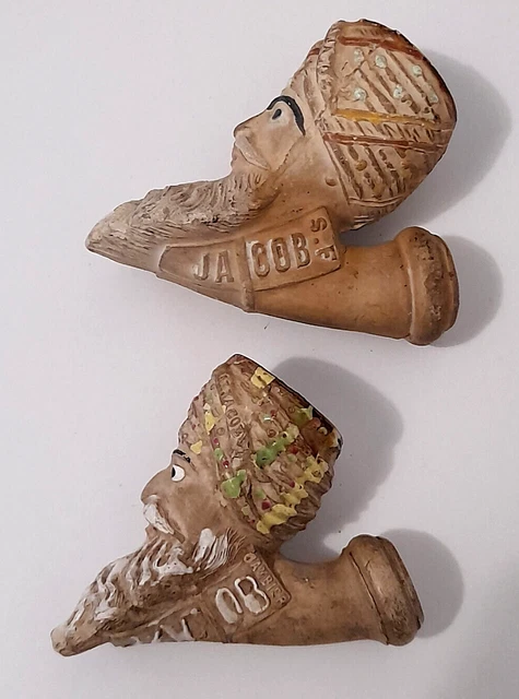 Lot 2 Chapeaux Therese Ahrens - Feutre Gris Et Marron - Bords Larges Années 50