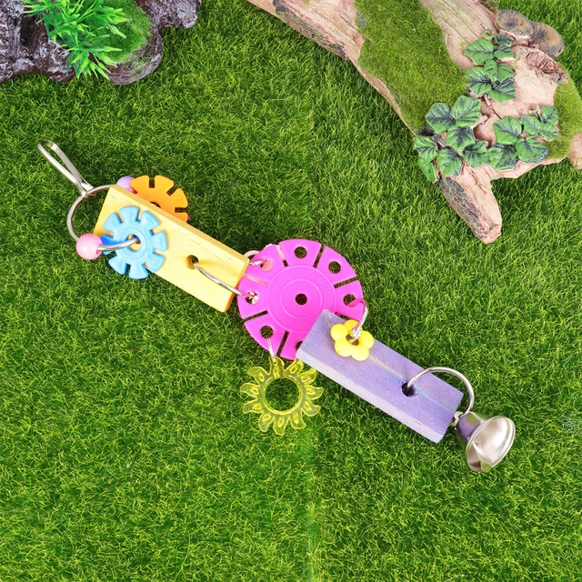 1pc Papagei Spielzeug Papagei Biss Spielzeug Vogel Käfig Stand