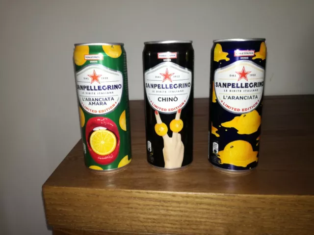 Lattine San Pellegrino limited edition Maurizio Cattelan