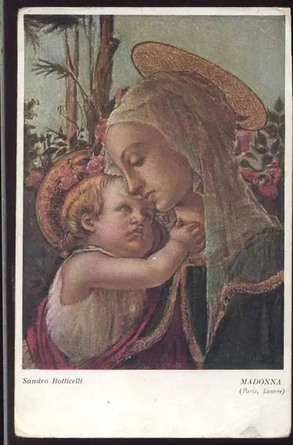 20051540 - Madonna,Gesellschaft f. christl. Kunst,sign. Sandro Botticelli AKU2