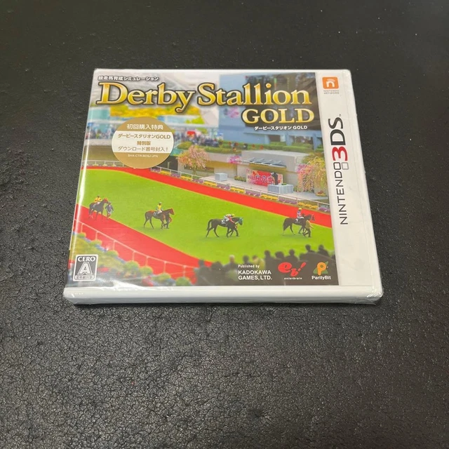 NINTENDO 3DS DERBY Stallion GOLD Racehorse breeding simulation