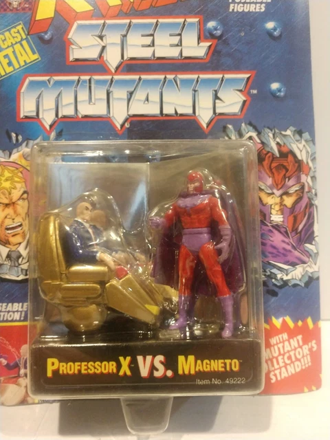 Marvel Comics X-Men Steel Mutants Professor X Vs Magneto Diecast Unopened