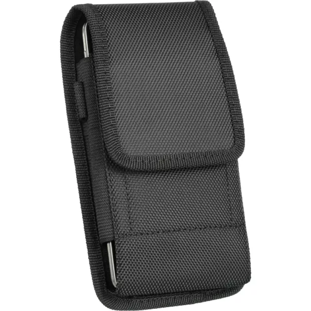 For Samsung Galaxy S6 Active Edge Vertical Case Cover Pouch Holster w/ Belt Loop