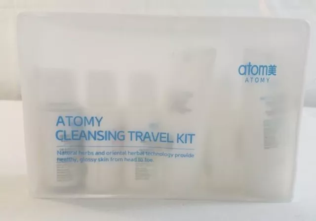 Atomy Travel Cleansing Kit Evening Herbal Body Lotion Cleanser Shampoo 6pcs NEW