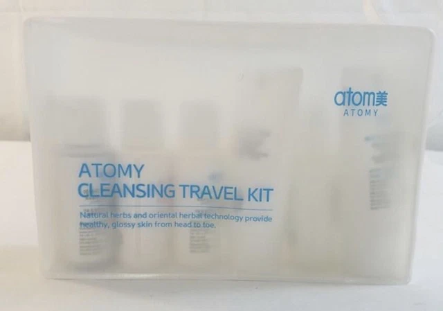 Atomy Travel Cleansing Kit Evening Herbal Body Lotion Cleanser Shampoo 6pcs NEW
