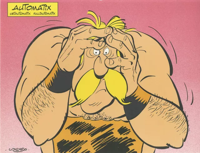 Automatix Gallier Uderzo Asterix Obelix Plakat Kunstdruck Werbung 1083