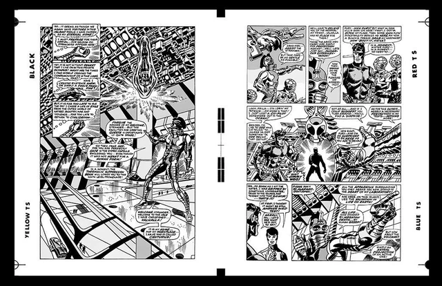 Jim Steranko Nick Fury Agent Of SHEILD #2 Pg 8 & Pg 9 Rare Large Production Art