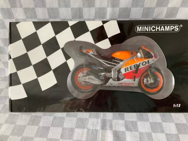 1/12 Minichamps  122 141193 Repsol Honda Rc213V Marc Marquez Moto Gp 2014