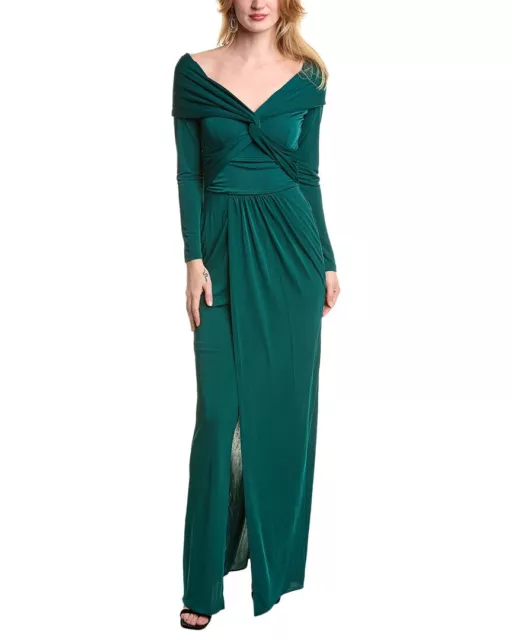 Zac Posen Twisted Wrap Gown Women's