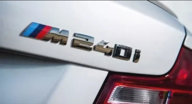 Bmw Lettering BMW M240I LETTERING FOR LID TRUNK BADGE EMBLEM SERIES Chrome M Sport ...