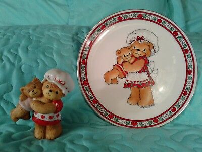 Lucy and Me decorative plate 1979 & 3" Figurine 1980 Lucy Rigg by Enesco