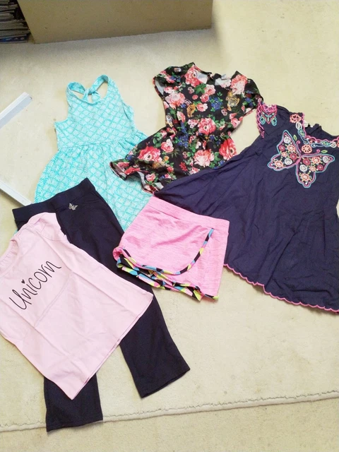GIRLS BUNDLE OF SUMMER CLOTHING AGE 5 YEARS All In Good Condition No Marks