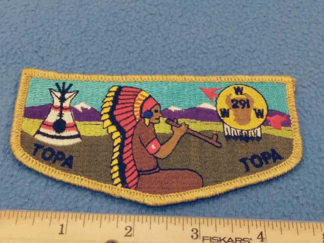 Boy Scout OA TOPA TOPA Lodge 291 Order Of The Arrow Flap Patch