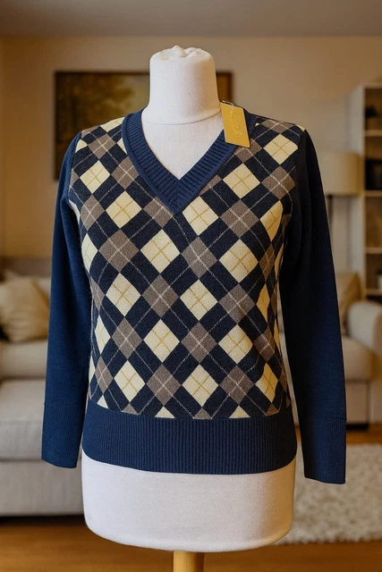 Gilet Pull Noir En Fourrure Et Maille - Taille L, Bi-matière - Occasion Très Bon état