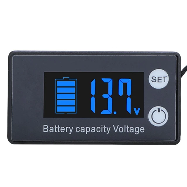 Cikonielf Testeur de capacité de batterie Moniteur de tension de