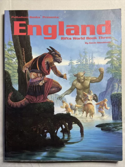 Rifts RPG World Book 3: England, Palladium Books by Kevin Siembieda