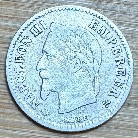 Pièce Commémorative France 1862 Napoléon III Plaqué Or - Souvenir Collectionneur