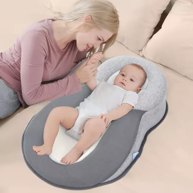 Newborn Kids Baby Pillow Safe Cotton Cushion Prevent Flat Infant Head Shape Slee