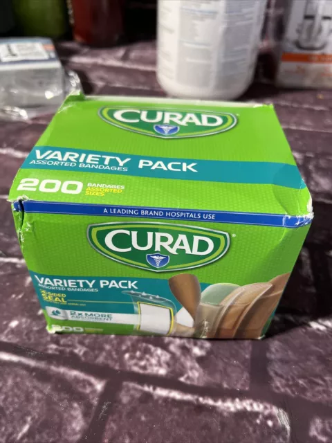 Paquete de variedades Curad vendajes surtidos 200/caja CUR0800RB