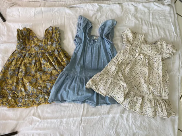 Lot of 3 Girls Dresses Jessica Simpson Old Navy Jolie Size 4T