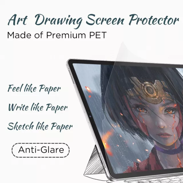 Art Paper Feel PET Screen protector for iPad 7 8 9 Air Mini 4 5 6 Pro 11 12.9"