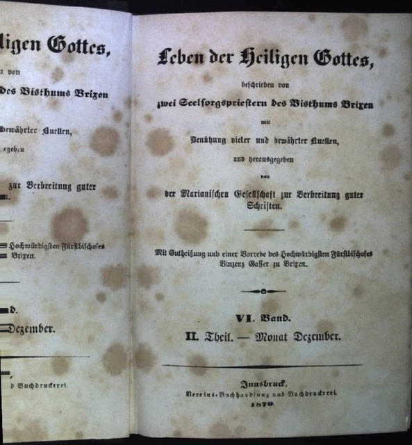 Leben der Heiligen Gottes, beschrieben von zwei Seelsorgspriestern des B 1171780