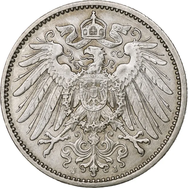 [#1114182] GERMANY - EMPIRE, Wilhelm II, Mark, 1914, Hambourg, Silber, SS, KM:14