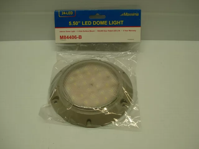 Maxxima (M84406-B) 5.5" 24 LED Round Interior Dome Work Light NEW IN PACKAGE