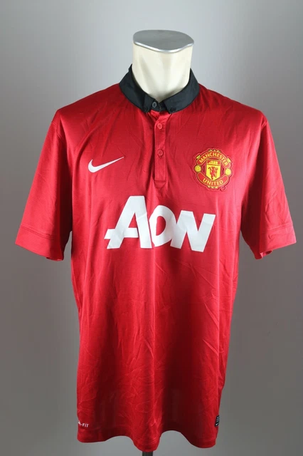 Manchester United Home Trikot 2013-2014 Gr. XL Nike Jersey AON Shirt