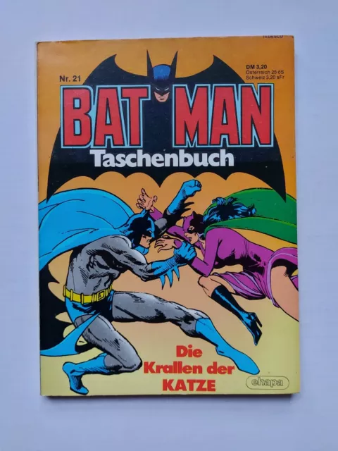 Ehapa Comic - BATMAN Taschenbuch Nr. 21 / mit Sammelecke / Top Zustand / Z1-2