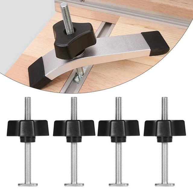 Vite a T + morsetto a vite lunghezza vite 100 mm lunga durata M8 filo