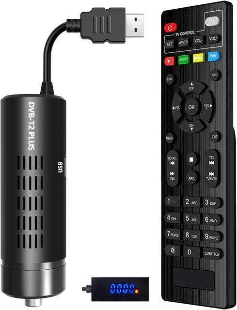 Decoder Digitale Terrestre 2025 DVB-T2 - 1080p H.265, Con WiFi USB, PVR E Telecomando 2-in-1 - Foto 7