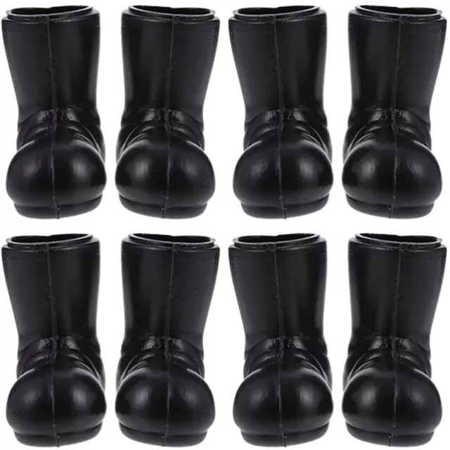 4 Pairs Mini Boots Small Animal Doll Apparel Christmas Shoes Child