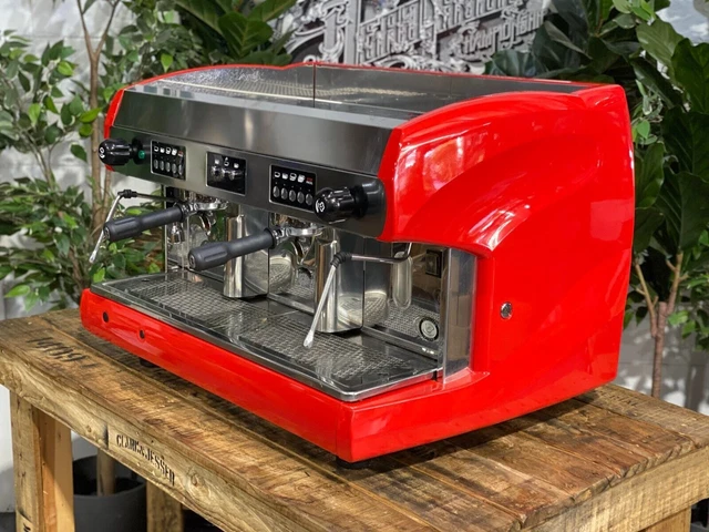 Macchina Da Caffè Espresso Wega Polaris 2 Gruppi Tazza Alta Rossa 4