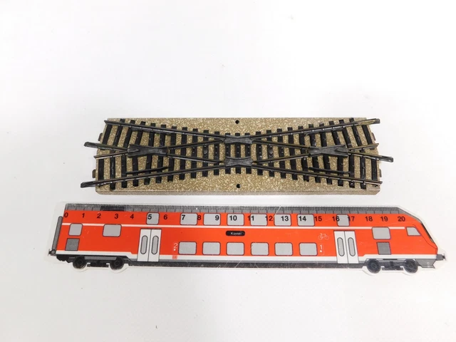 MÄRKLIN MODÈLE DE Rail H0 AC 3900 K Croisement 177 Mm 16,5° #DU42-0,5 ...