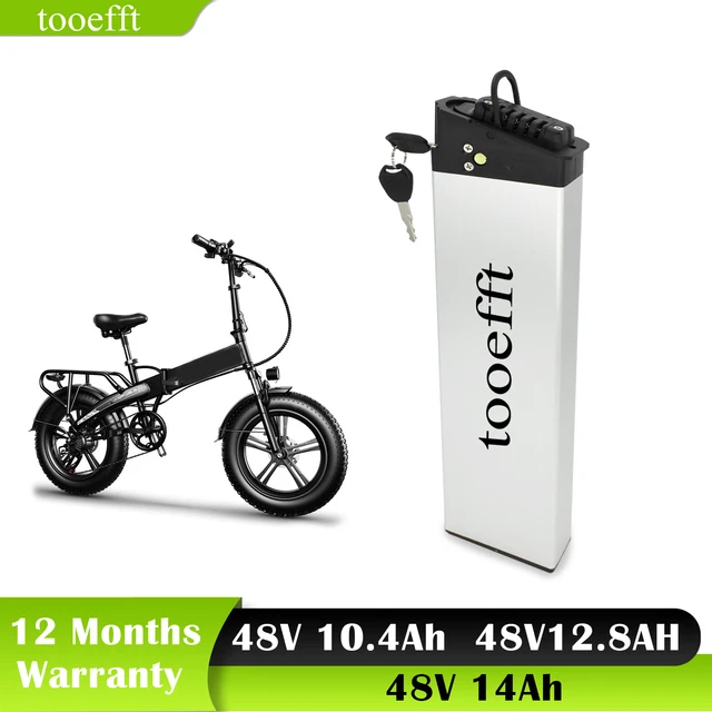 DCH-006 batterie de vélo électrique pliant 48V, 1000W, 750W, 14ah, 12,8