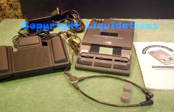 Philips LFH 720 Mini Cassette Transcriber, Transcription / Dictation Machine 3