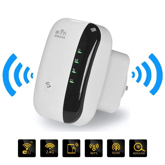 OFFICE AP ROUTER 300Mbps Amplifier Range Extender WiFi Repeater Signal ...