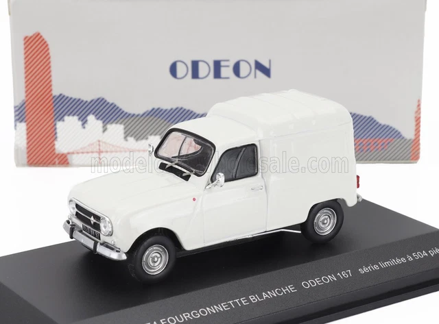 Miniature Renault 4L F4 Fourgonnette - 1:43 Odéon 166, Alpine Assistance