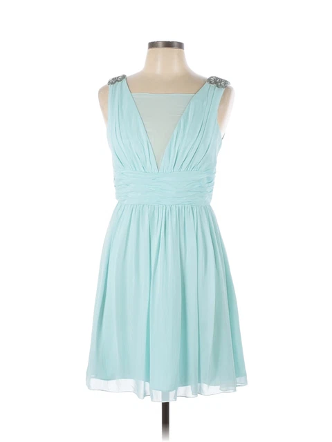Jill Stuart Women Blue Casual Dress 8