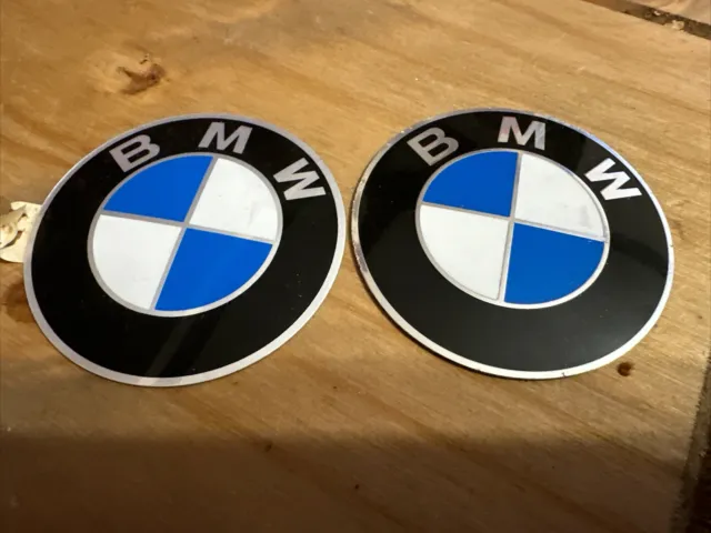 BMW Petrol Tank Badges x 2 R75 R90 R100 Rare
