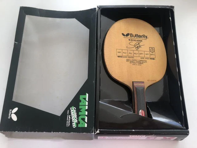 TABLE TENNIS RACKET Butterfly Schlager FL with box super aggressive ...