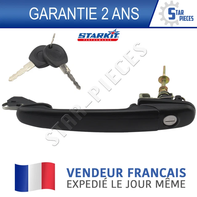 Poignée De Porte Extérieure Avant Pour SEAT CORDOBA IBIZA - 56mm, Noir, Gauche Ou Droite