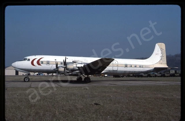 20th Century Air Travel Club Douglas DC-7B N836D Apr 90 Kodachrome Slide/Dia A10