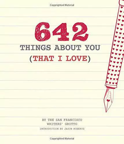 642 Things about You (That I Love) (Journal) by Chronicle Books, NEW Book, FREE