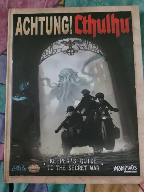 Achtung Call of Cthulhu CoC Horror RPG Buchhalter Leitfaden zum geheimen Krieg