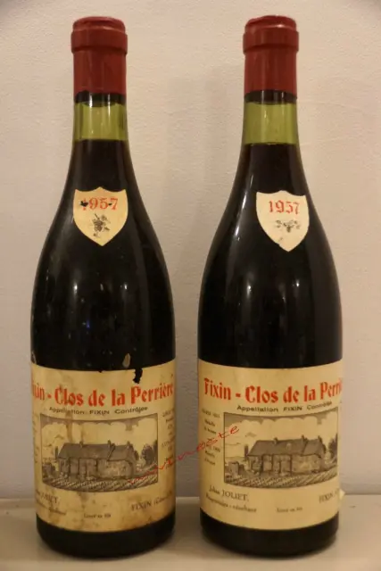 vin Bourgogne 1 FIXIN 1957 CLOS De La PERRIERE 1er Cru Jehan Joliet 75cl rouge