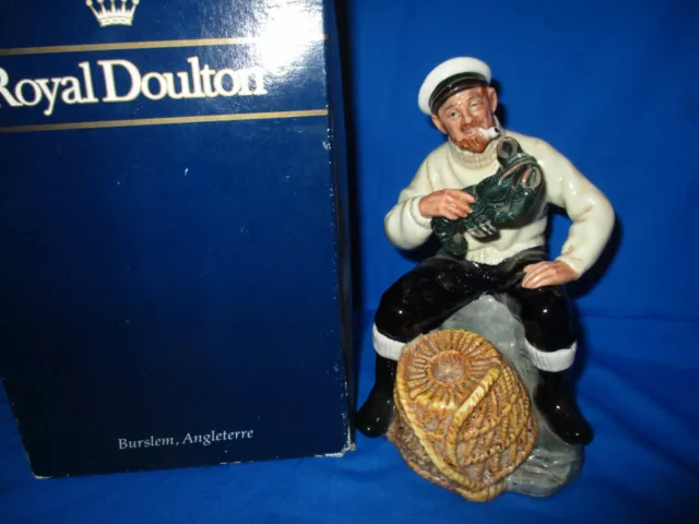 Rare Royal Doulton  Figurine HN2323 The Lobster Man Cream Jumper  Boxed