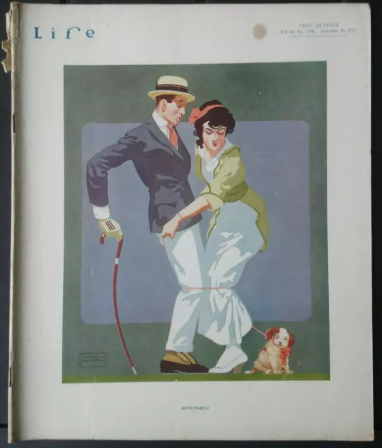Life Magazine Vol. 66 No. 1716 - September 16, 1915