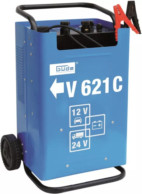 Güde Ladegerät Batterieladegerät 12V 24V mit Starthilfe V 621 C Batterielader